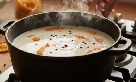 Hervir cáscaras de naranja, leche y pimienta es un método casero ideal para aromatizar la casa. Hervir cáscaras de naranja, leche y pimienta es un método casero ideal para aromatizar la casa.
