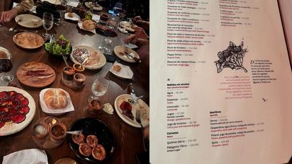 ¿Cuánto cuesta un agua mineral chiquita en Don Julio, la parrilla de Palermo?