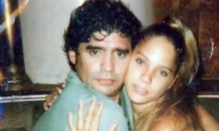 Mavys Álvarez con Diego Maradona Mavys Álvarez con Diego Maradona
