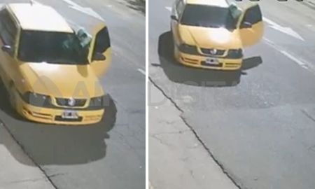 Captura del video registrado del momento en que el delincuente cometió el robo Captura del video registrado del momento en que el delincuente cometió el robo