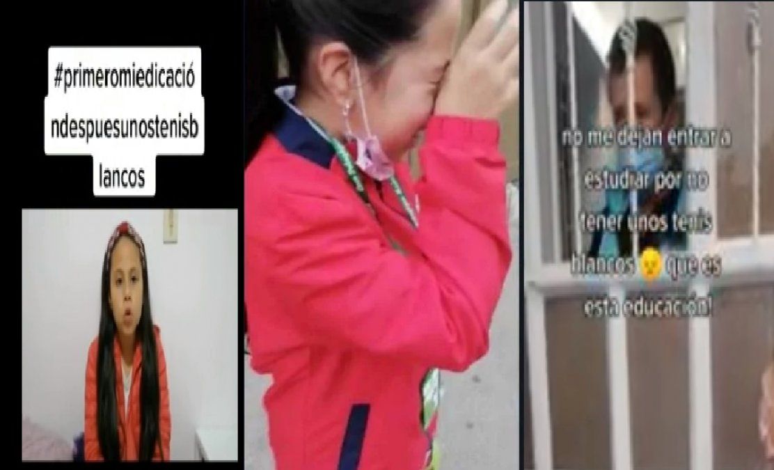 Le prohibieron la entrada al colegio a una nena porque no tenía zapatillas blancas