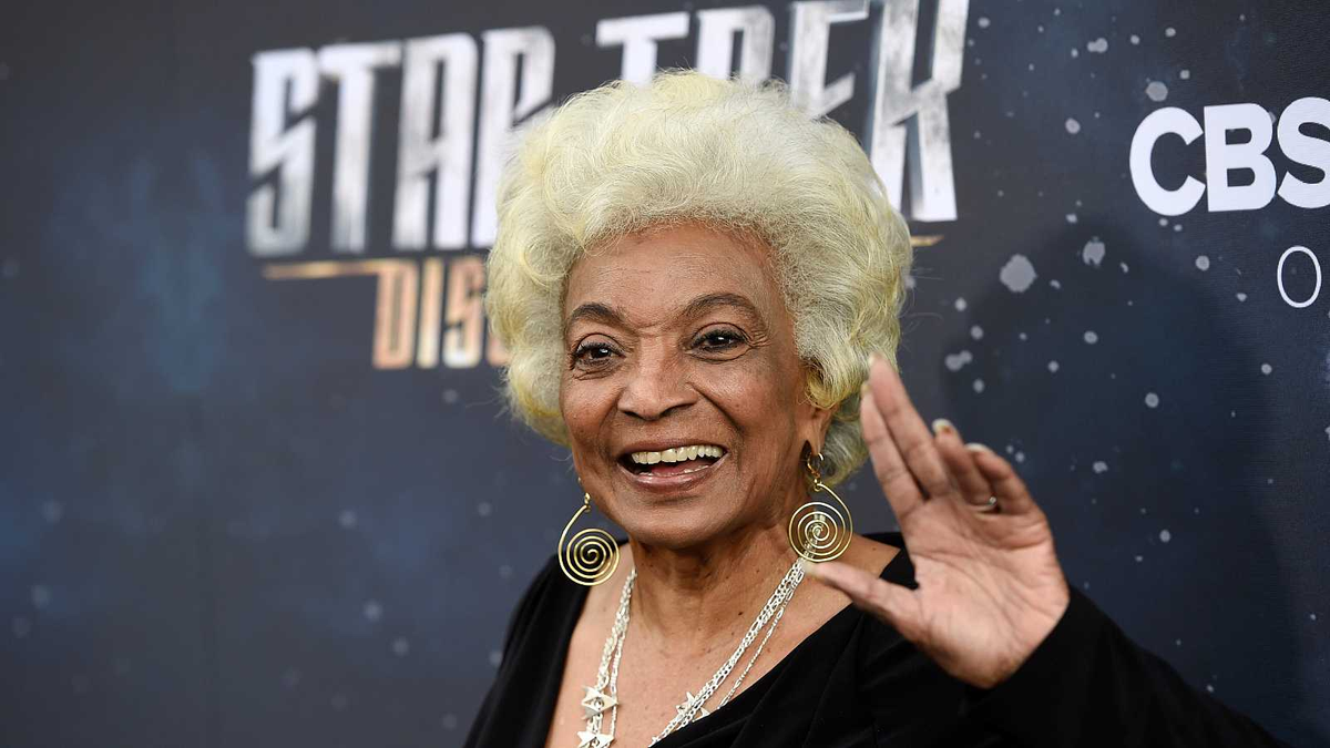 Nichelle Nichols fue una actriz que rompió barreras en Hollywood. 