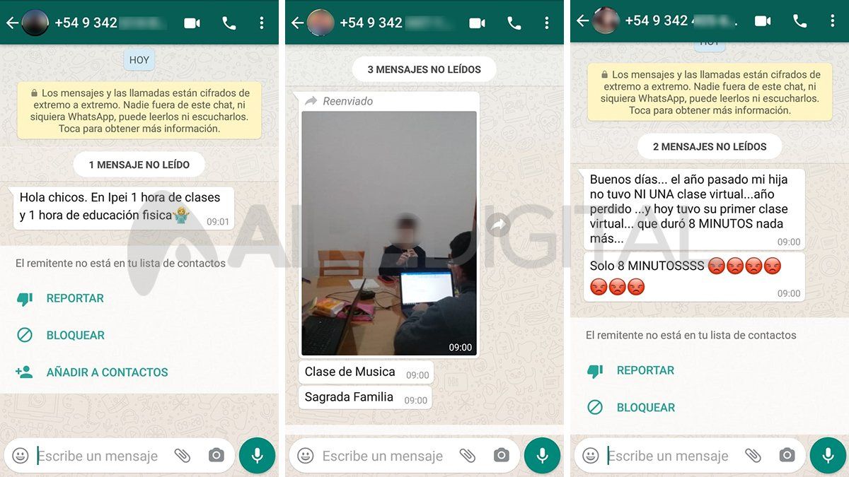 Mensajes de los oyentes de AIRE.