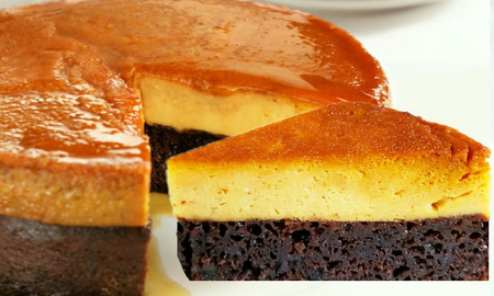 Chocoflan delicioso para este día lluvioso. Chocoflan delicioso para este día lluvioso.
