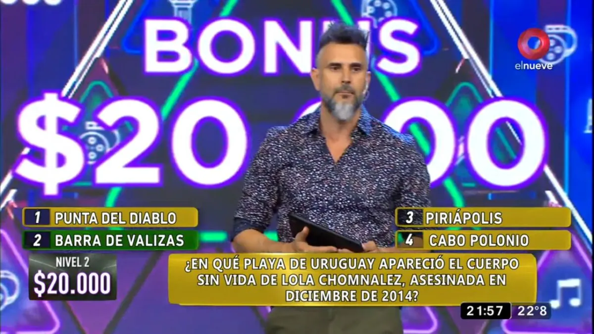 Las disculpas de Canal 9 por usar el femicidio de Lola Chomnalez como pregunta para un juego