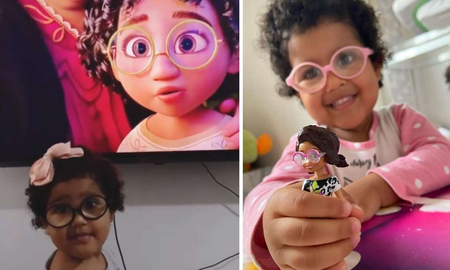 Una nena se hizo famosa por su gran parecido a Mirabel, la protagonista de Encanto Una nena se hizo famosa por su gran parecido a Mirabel, la protagonista de Encanto