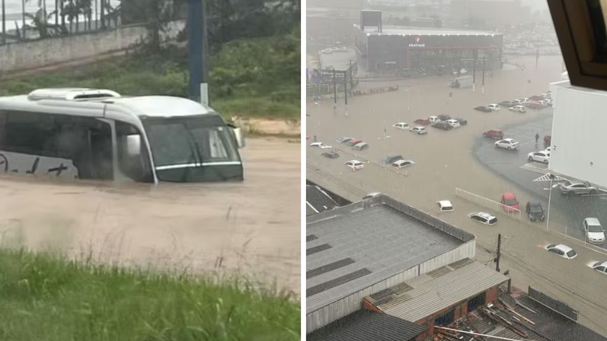 Inundaciónes en Florianópolis y Camboriú: declaran la emergencia en el sur de Brasil.