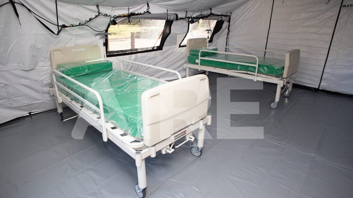 Hoy el hospital modular instalado en las inmediaciones del Liceo Militar registra una ocupación del 85%.