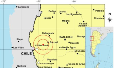 El sismo ocurrió en las primeras horas de este sábado en San Juan. El sismo ocurrió en las primeras horas de este sábado en San Juan.