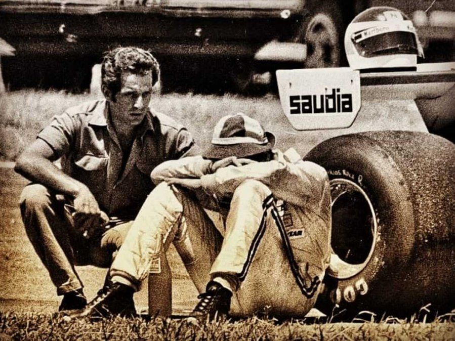 Carlos Reutemann y un claro gesto de frustración