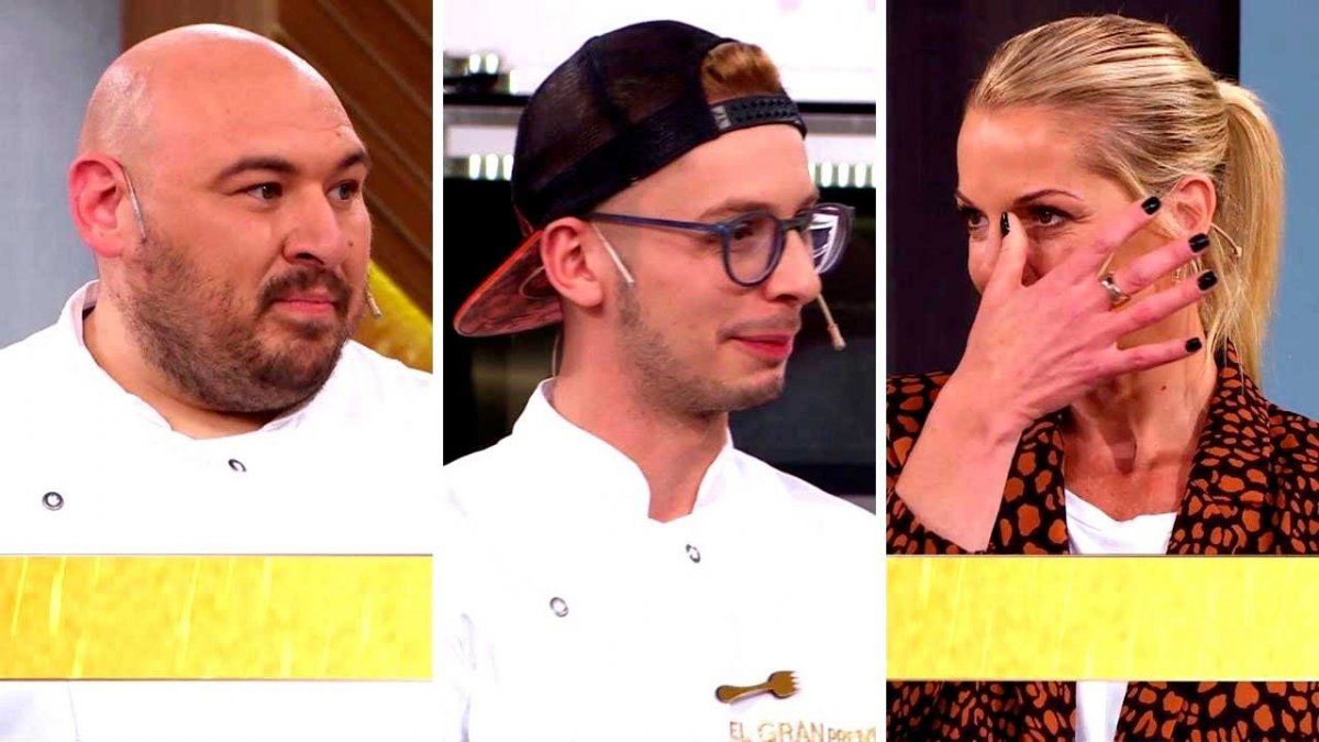 Dami&aacute;n y Jakub emocionaron a Carina Zampini tras ser eliminados de El gran premio de la cocina