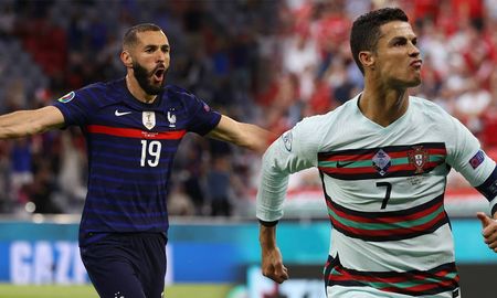 Francia y Portugal juegan este miércoles por la Eurocopa, donde reeditarán la final de la edición de 2016. Francia y Portugal juegan este miércoles por la Eurocopa, donde reeditarán la final de la edición de 2016.