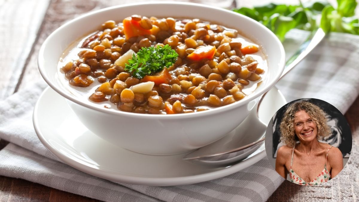 La receta perfecta de Maru Botana para hacer un guiso de lentejas especial para días fríos.