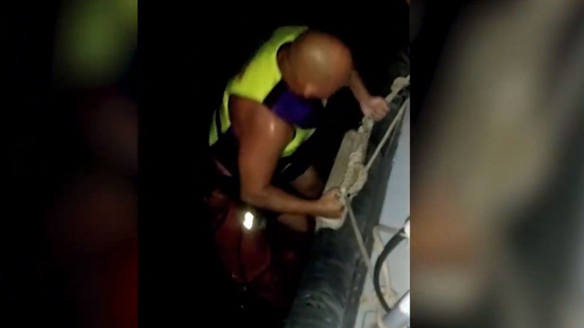 El naufragio se produjo ayer