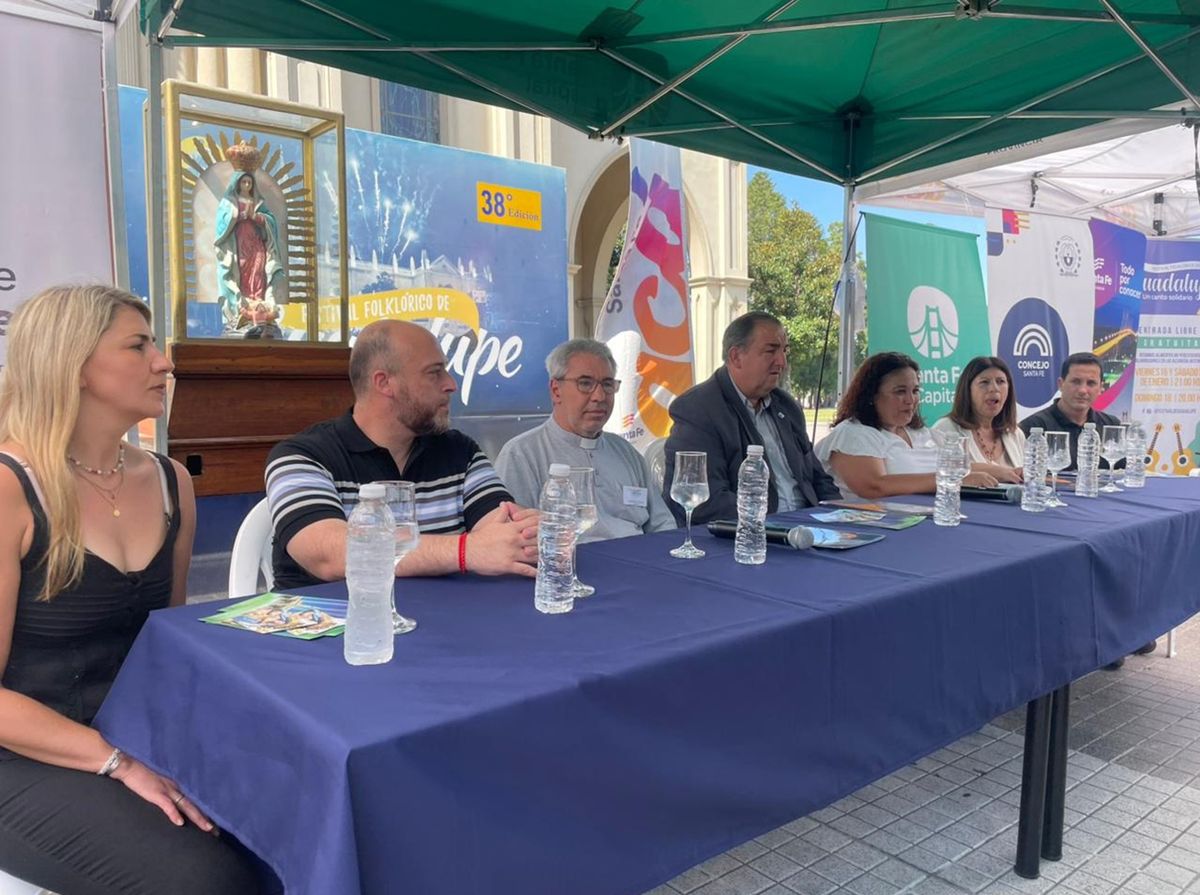 Autoridades locales y provinciales valoraron el esfuerzo para llevar adelante una nueva edición del Festival Folklórico de Guadalupe. 