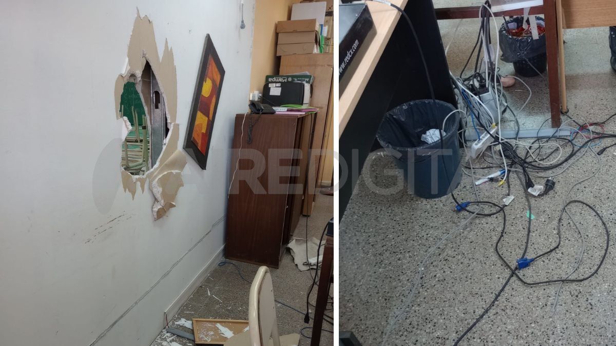 Robaron y destrozaron el Instituto N°67