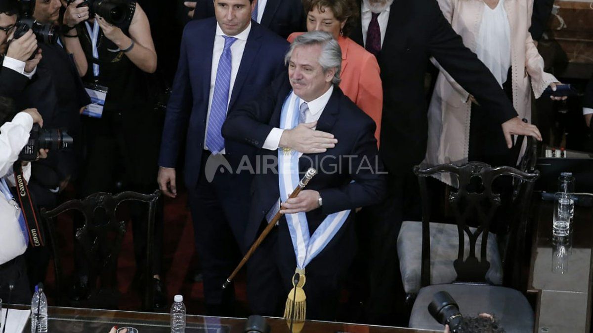 Las mejores fotos de la asunción de Alberto Fernández