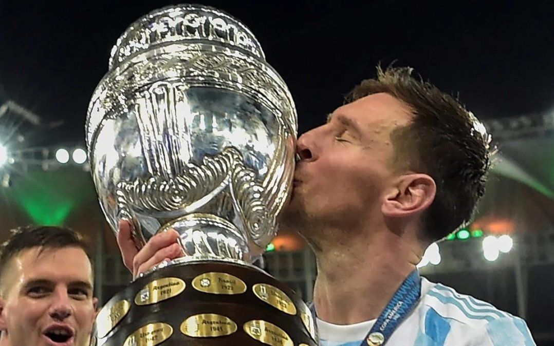 Las fotos del festejo de Argentina campeón de la Copa América