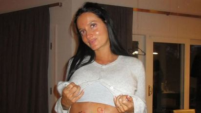 Oriana Sabatini compartió la primera foto con su hija Gia