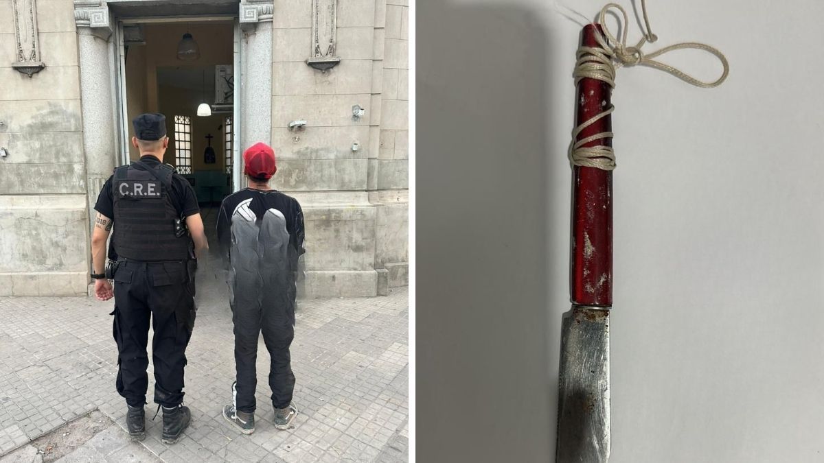 Un hombre armado detenido. Tenía pedido de captura.