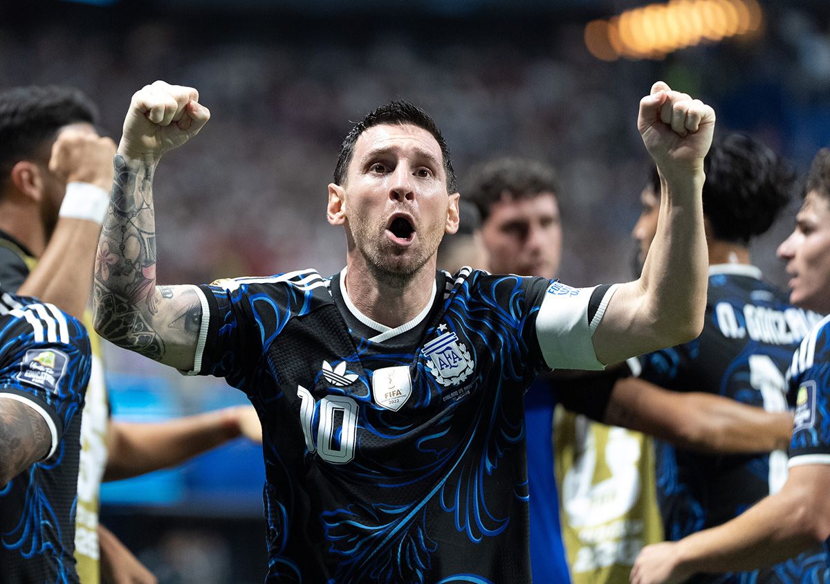 Genio y figura. Lionel Messi jugará este domingo su tercera final en una Copa del Mundo.