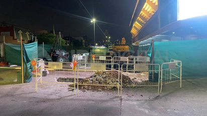Santa Fe: se robaron los cables de la obra del socavón frente al Club Atlético Unión