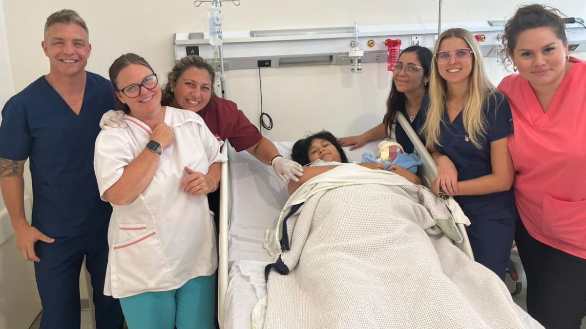 Noah Oliver nació este jueves 1° de enero en el hospital Jaime Ferré .