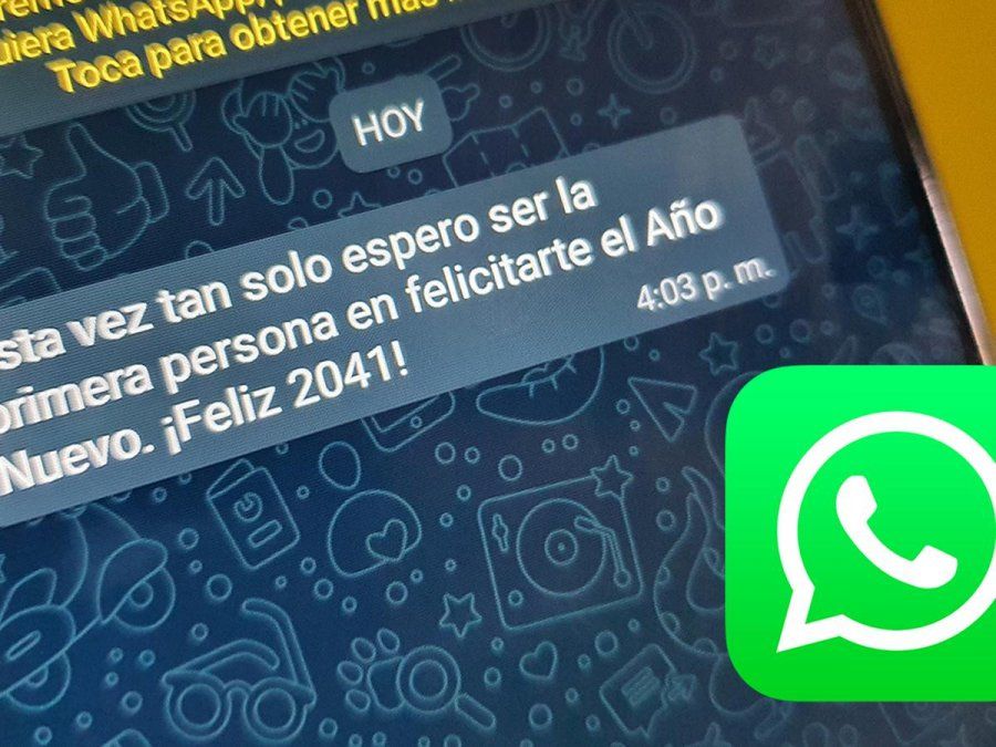 WhatsApp: cómo programar los mensajes de Año Nuevo