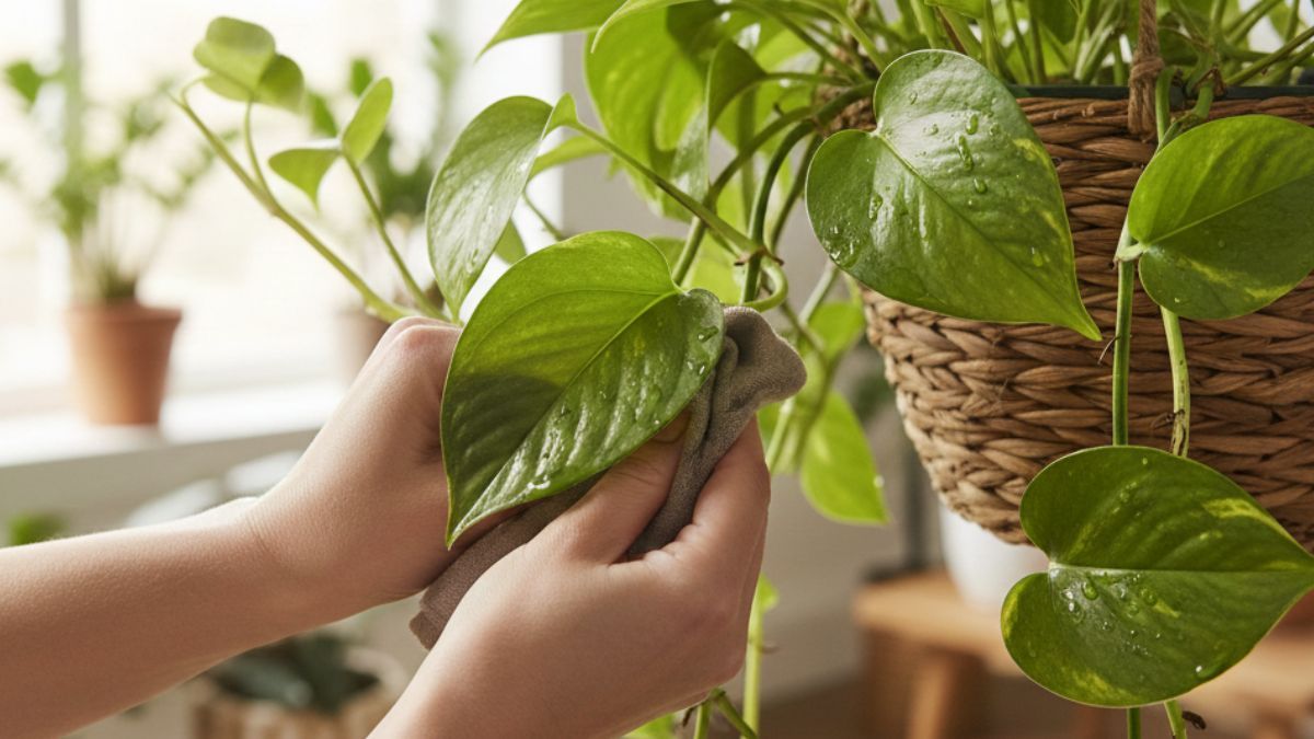 Por su naturaleza trepadora y colgante, esta planta es ideal para estanter&iacute;as altas donde sus hojas puedan caer libremente.