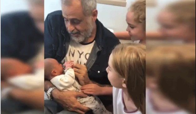 Despiadadas críticas al video de Jorge Rial por las dos semanas de su nieto