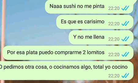 El chat se volvió viral en Twitter y aparecieron miles de comentarios. El chat se volvió viral en Twitter y aparecieron miles de comentarios.