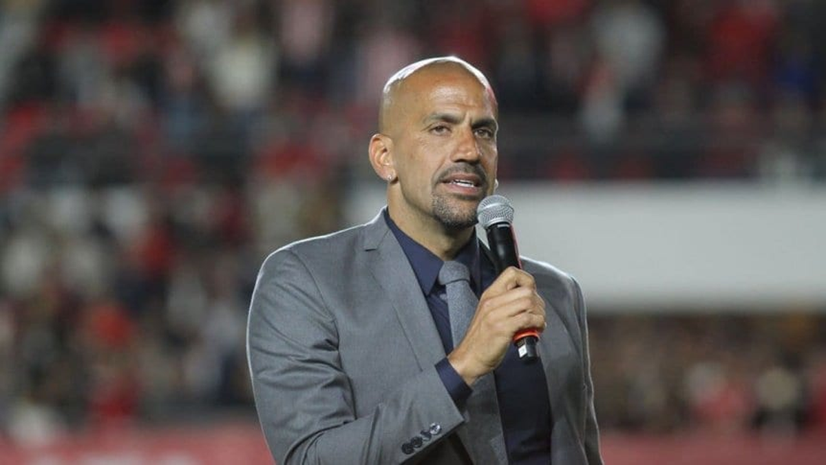 Juan Sebastián Verón, presidente de Estudiantes de La Plata. Juan Sebastián Verón, presidente de Estudiantes de La Plata.