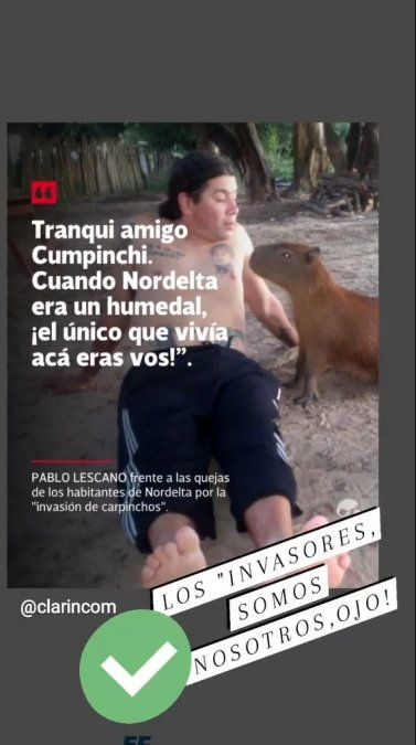 Posteo de Nicole Neumann. Foto: Instagram 