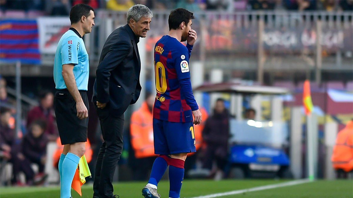 Llueven burofax: ahora Quique Setién le envió uno al Barcelona