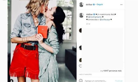 Dolores Barreiro sorprendió al dar a entender, con una foto, que se había casado con Agustina Macri Dolores Barreiro sorprendió al dar a entender, con una foto, que se había casado con Agustina Macri