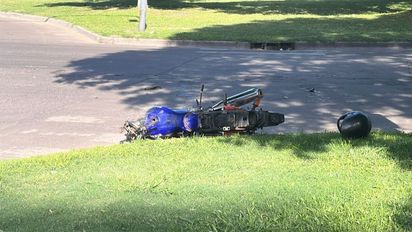 Accidente en Santa Fe: un camión chocó a un motociclista, se dio a la fuga y un hombre fue hospitalizado