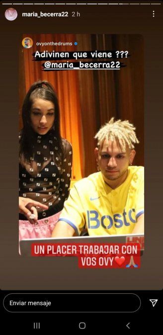 María Becerra fue criticada por los fans de Paulo Londra.