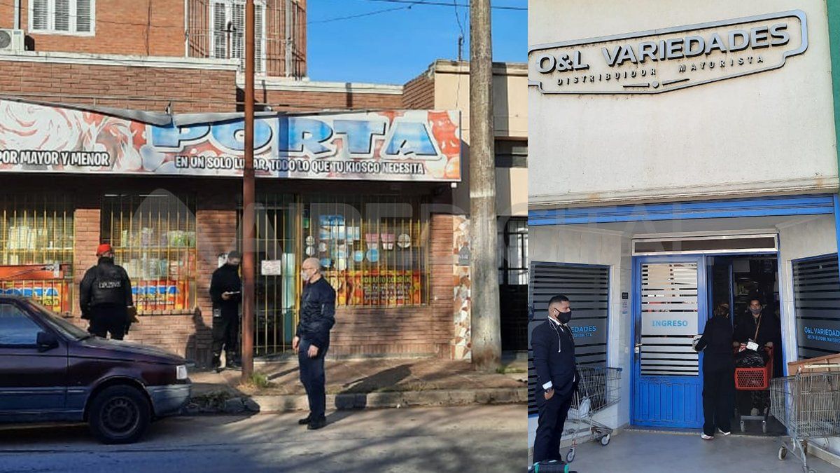 El Porta de Estanislao Zeballos al 4300 y O&L Variedades de Castelli 3612: en estos dos comercios inspeccionados no se encontró pirotecnia