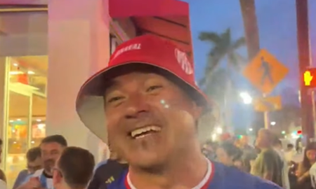 es de santo tome, viajo al partido inaugural de la copa america y volvio para ver la final es de santo tome, viajo al partido inaugural de la copa america y volvio para ver la final