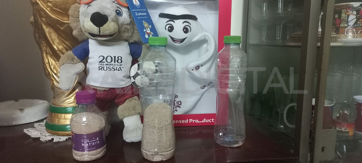 La arena que me queda y los recuerdos de Rusia 2018 y Qatar 2022. La arena que me queda y los recuerdos de Rusia 2018 y Qatar 2022.