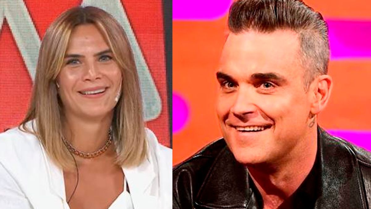 Amalia Granata contó sobre su noche hot con Robbie Williams.&nbsp;