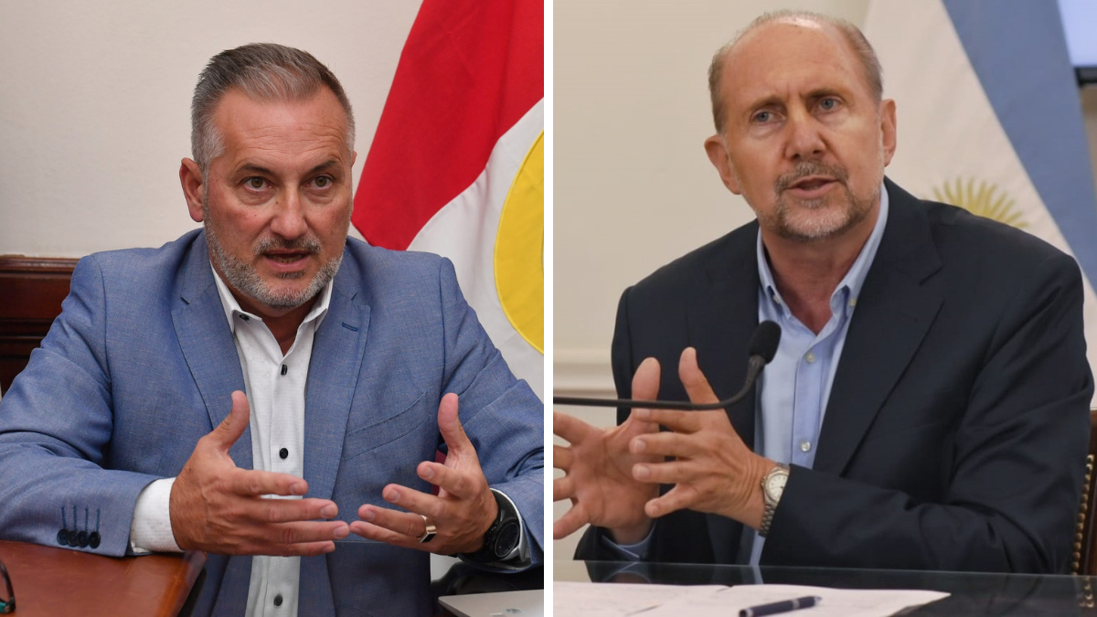 Marcelo Lewandowski y Omar Perotti no lograron avanzar en las negociaciones para armar una lista en común.