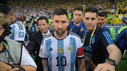 Argentina vs. Brasil: el gesto histórico de Lionel Messi en pleno escándalo en el Maracaná