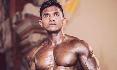 El fisicoculturista Justyn Vicky murió en el gimnasio luego de que se le cayera una barra encima con 210 kilos.