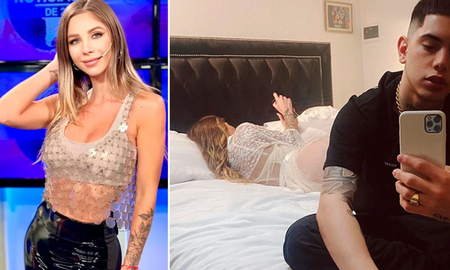 El trapero Ecko subió una foto con Romina Malaspina en la cama El trapero Ecko subió una foto con Romina Malaspina en la cama