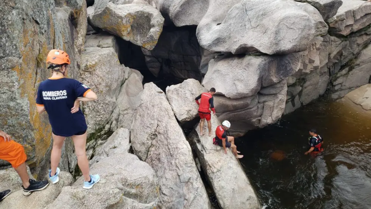 Dos turistas entrerrianos murieron ahogados en un balneario de Traslasierra.