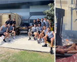 El Inter Miami de Lionel Messi y Facundo Farías con asado y música. El Inter Miami de Lionel Messi y Facundo Farías con asado y música.