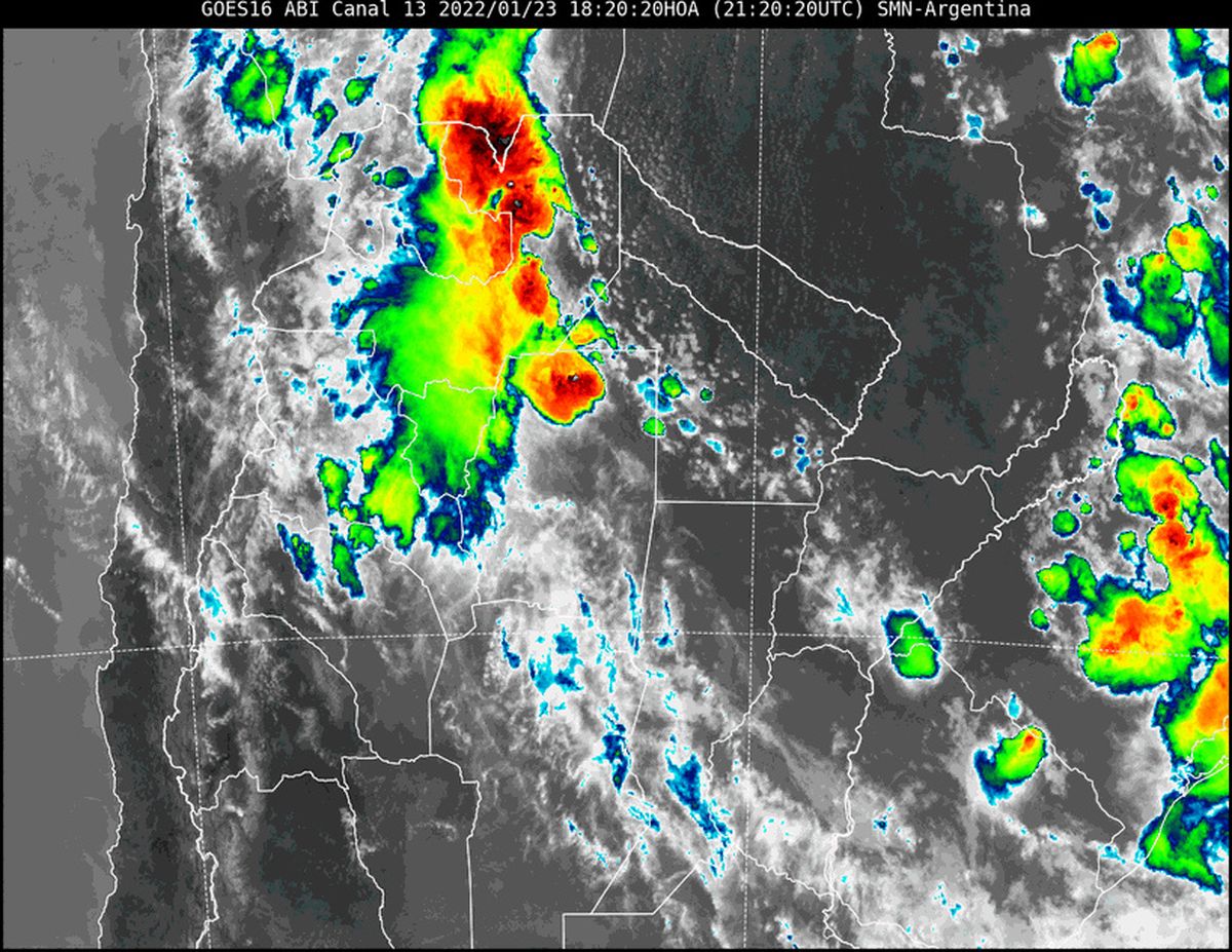 Imagen satelital. SMN.