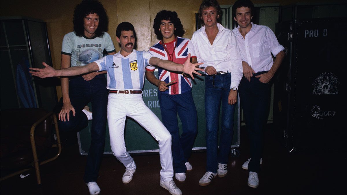 Una de las figuras más importantes que quiso conocer a Diego fue Freddie Mercury.