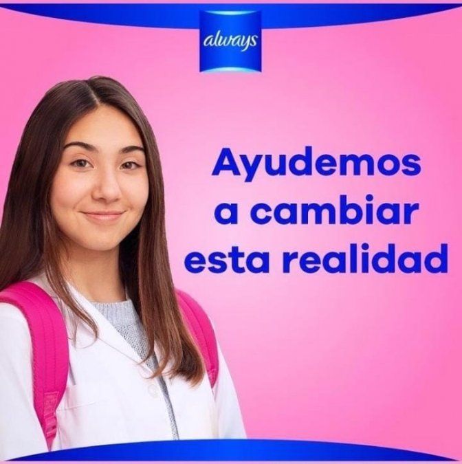 La campaña de la marca líder Always, en coordinación con Fundación Ruta 40, Fundación Andreani y Procter & Gamble.